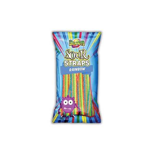 Sour Straps Rainbow Lollies Bag