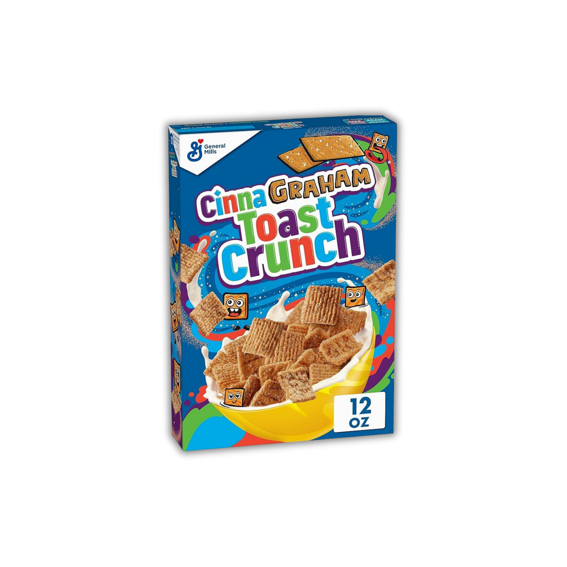 CinnaGraham Toast Crunch American Cereal 340 g Blue box