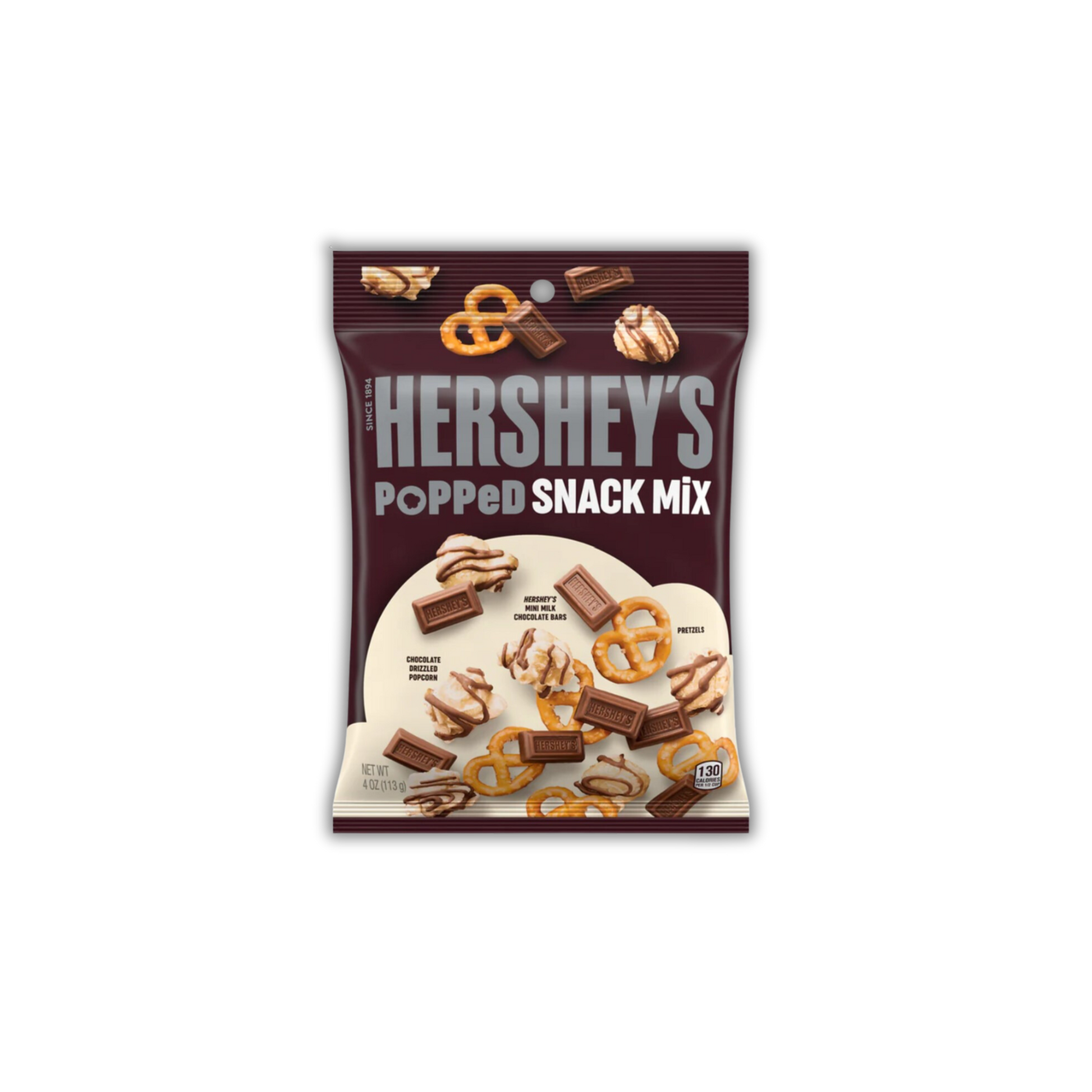 Hershey's dark Popped Snack Mix Bag