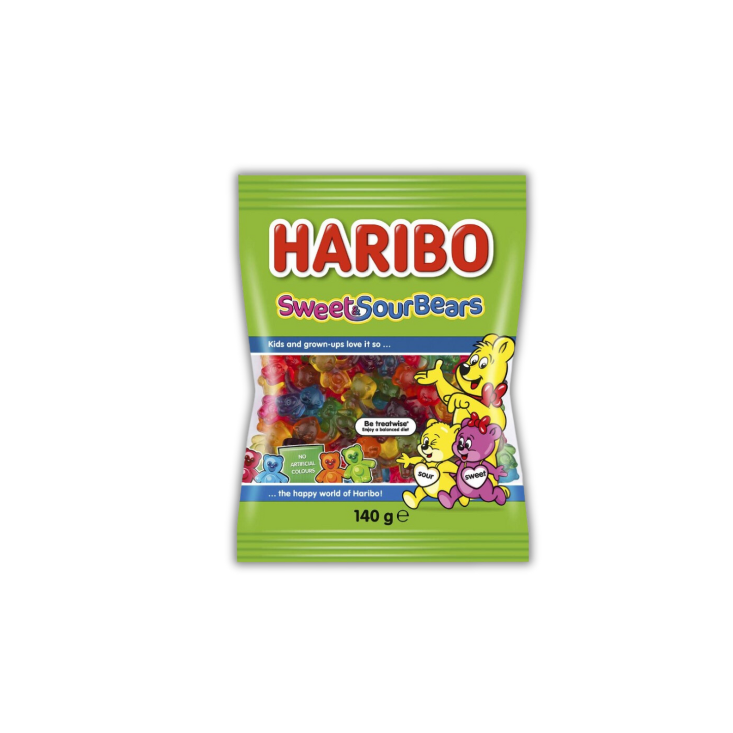 Haribo Sweet & sour Bears Lollies Bag