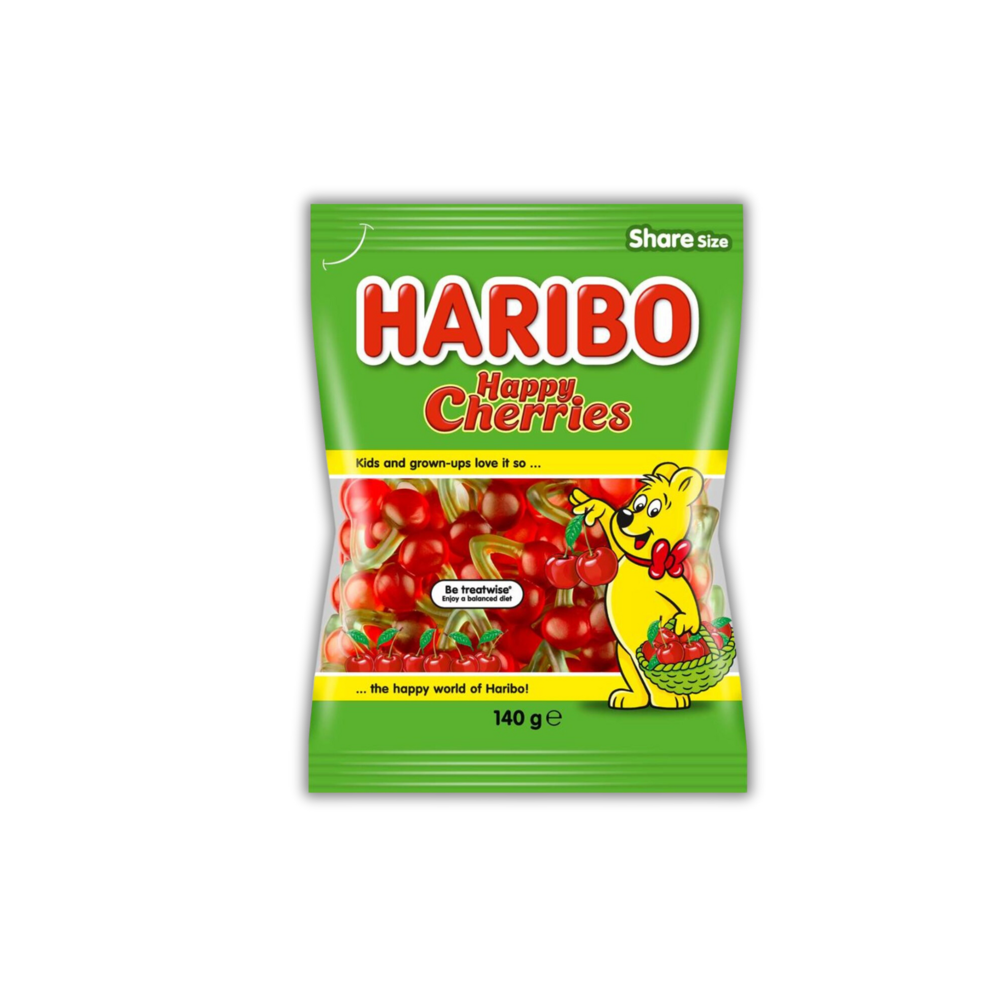 Haribo Happy Cherries Lollies Bag
