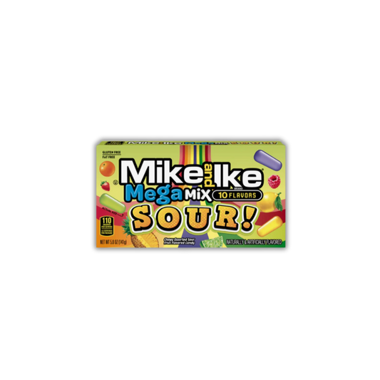 Mike and Ike Mega Mix Sour Theatre Box