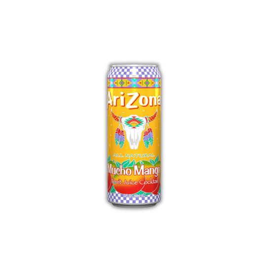 Arizona Mucho Mango Fruit Juice Cocktail can